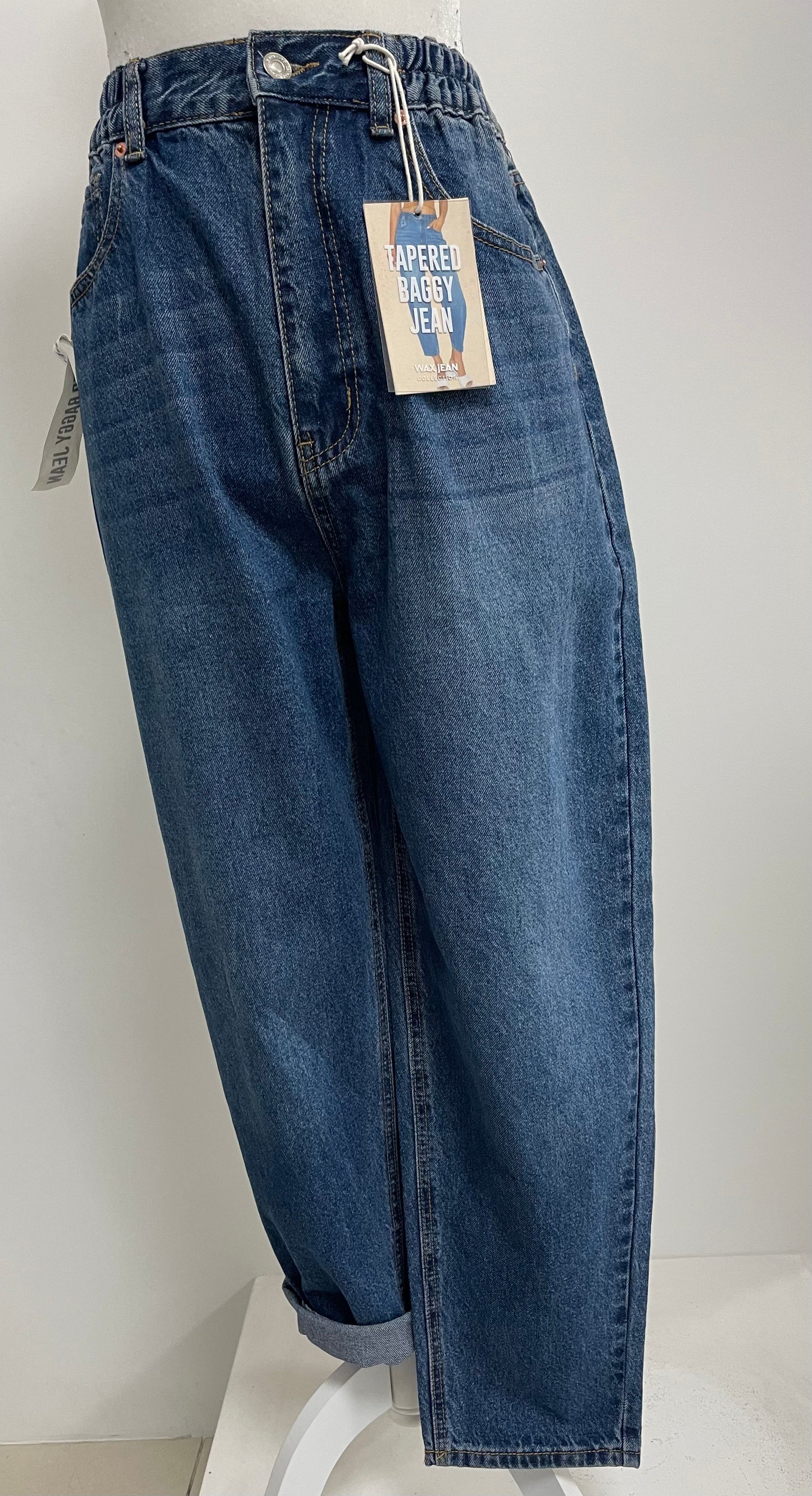 JEANS BAGGY OSCURO