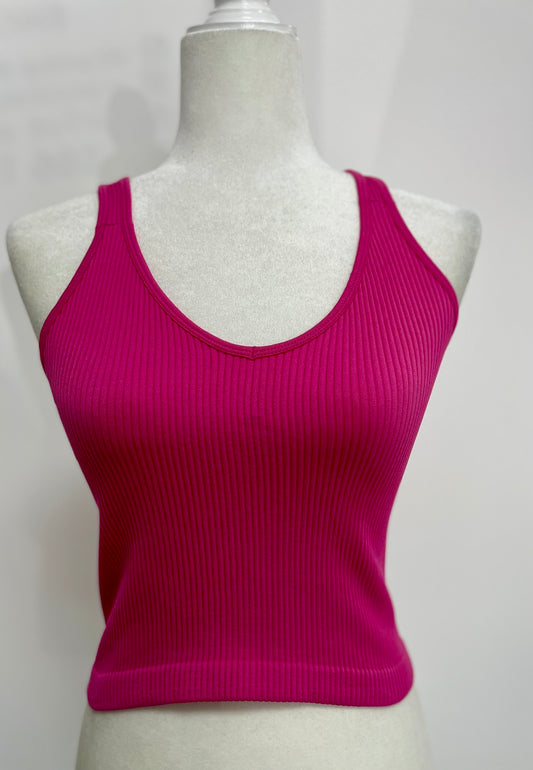 BLUSA BASICA MAGENTA