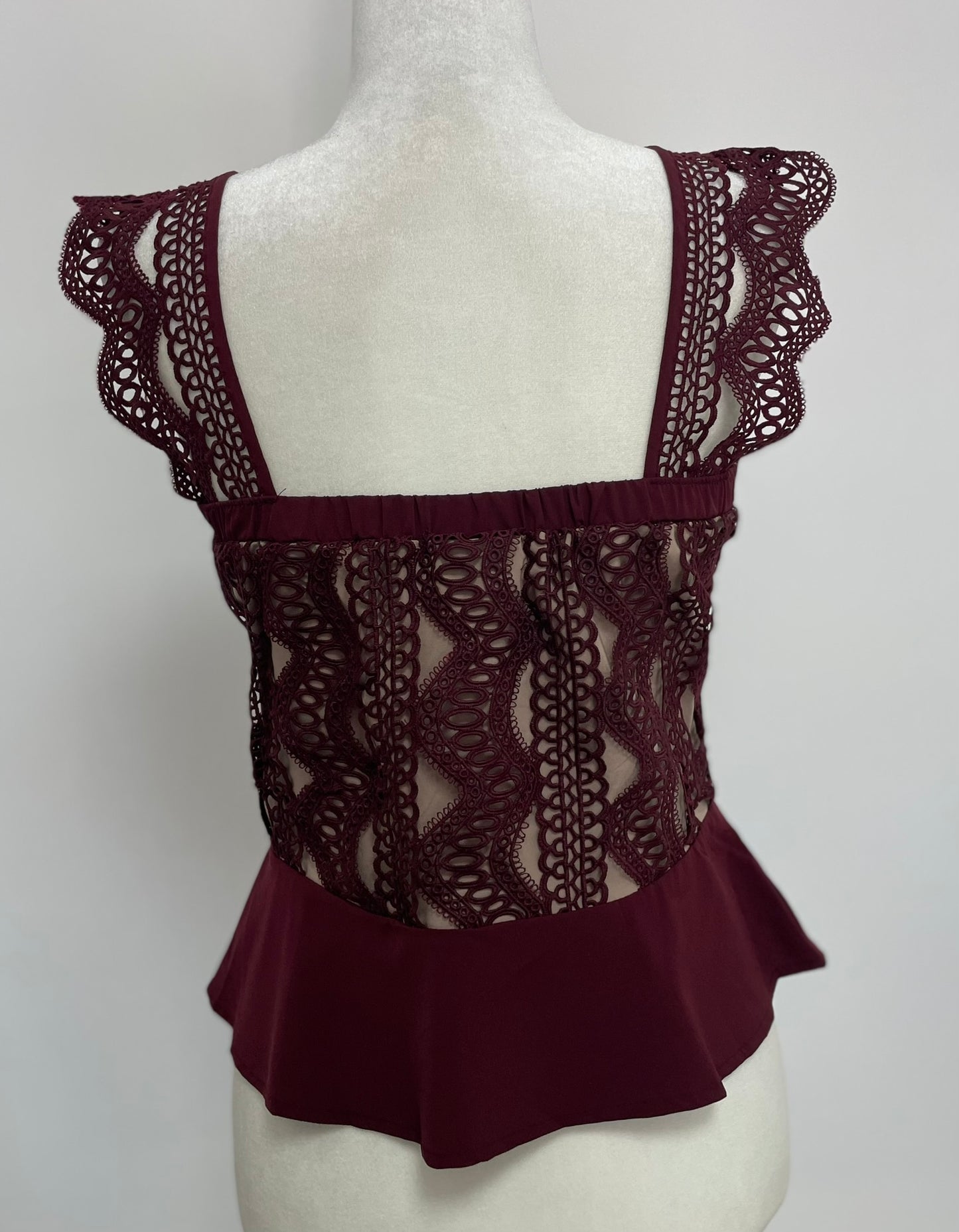 BLUSA burgundy VINO