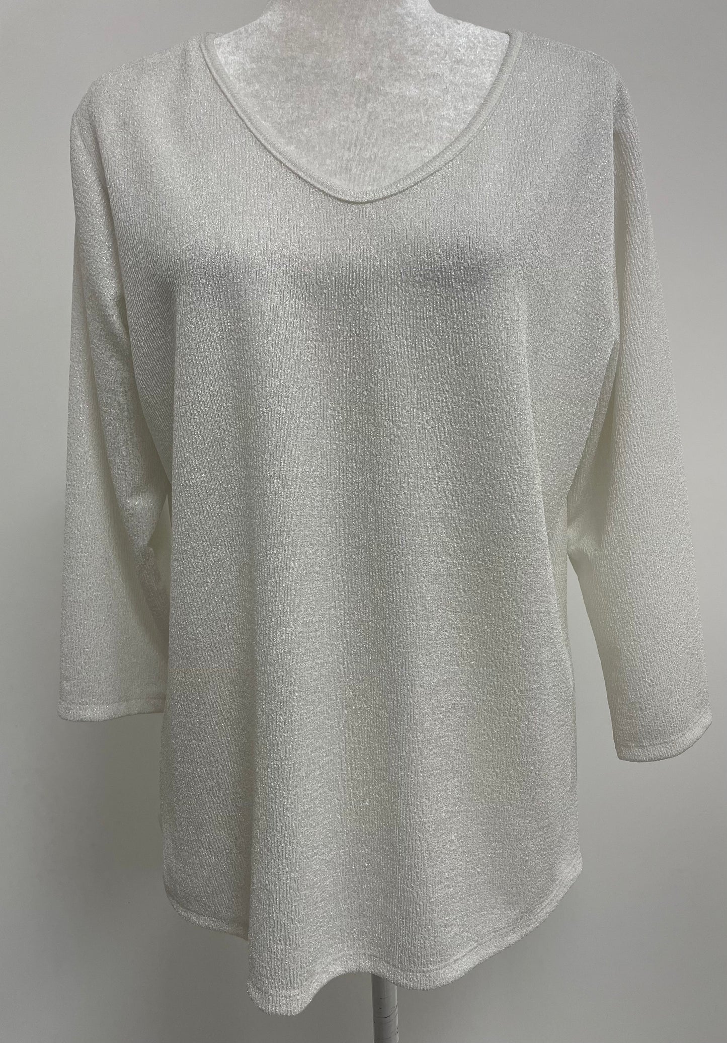 BLUSA BRILLANTE MANGA 3/4 PLUS