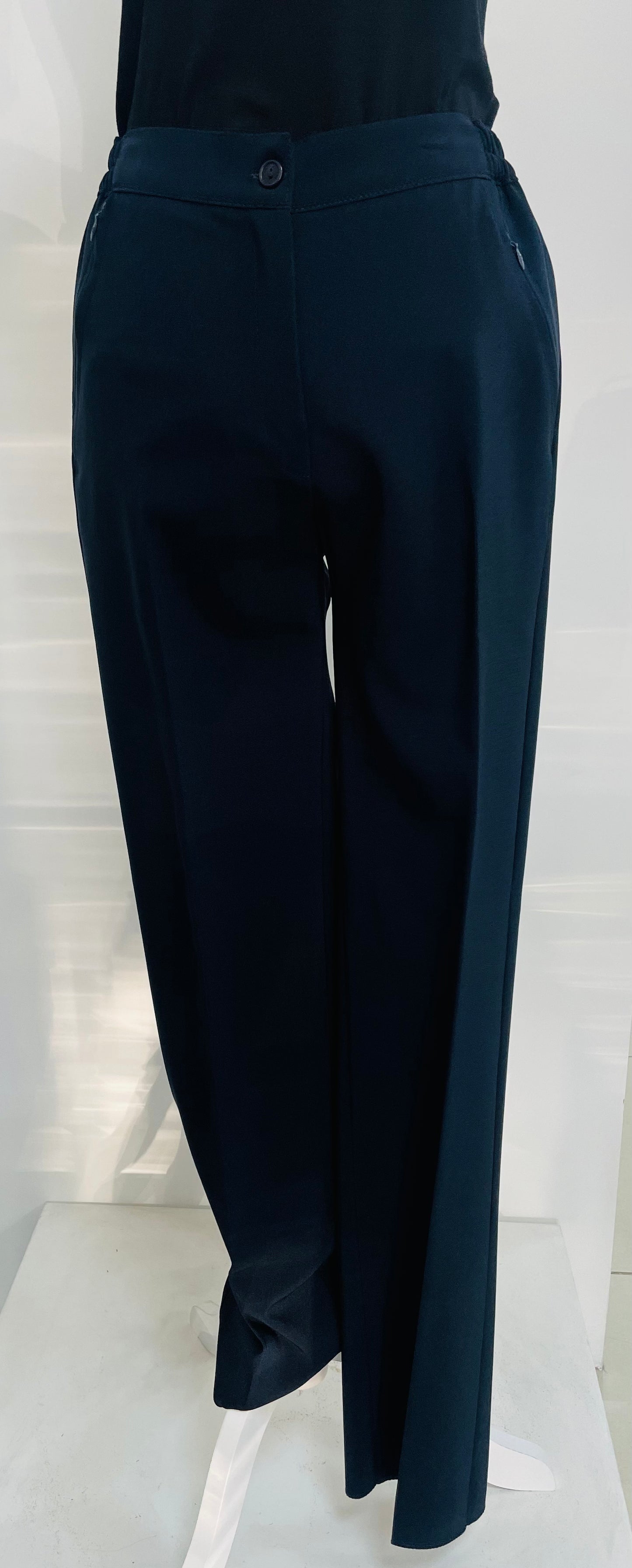 PANTALON RESORTE AZUL OSCURO