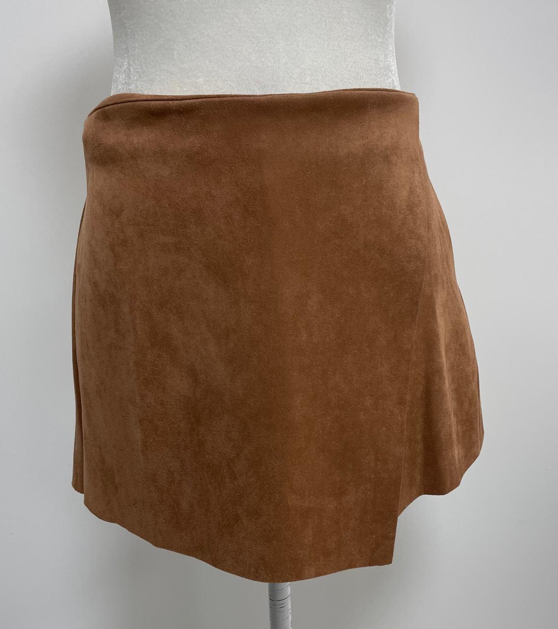 SHORT FALDA GAMUSA P13239 CAMEL / VINO